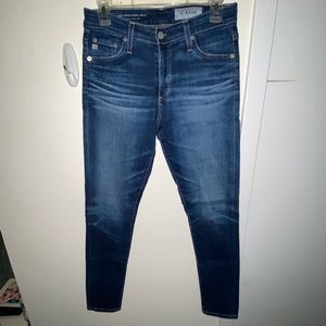 AG Highrise Skinny Ankle Jeans